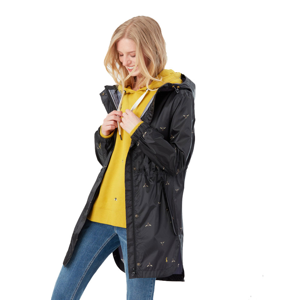 Joules Womens Golightly Waterproof Breathable Packable Coat Uk 10- Chest 35  (89cm)