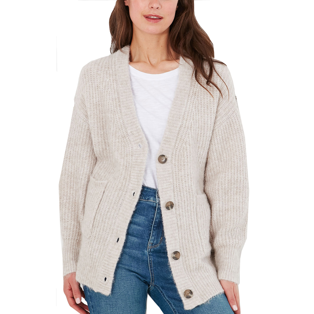 Joules Womens Immy Fluffly Relaxed Fit Cardigan Uk 16- Bust 42  (106cm)