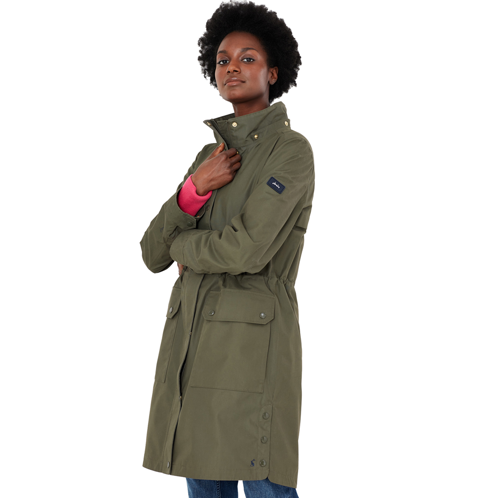 Joules Womens Loxley Longline Breathable Waterproof Coat Uk 12- Chest 37  (94cm)