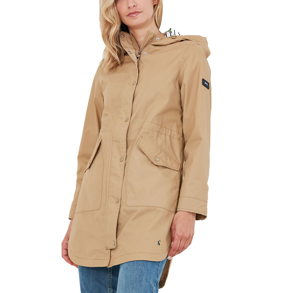 Joules Womens Loxley Waterproof Breathable Hooded Coat Uk 18- Bust 45  (114cm)