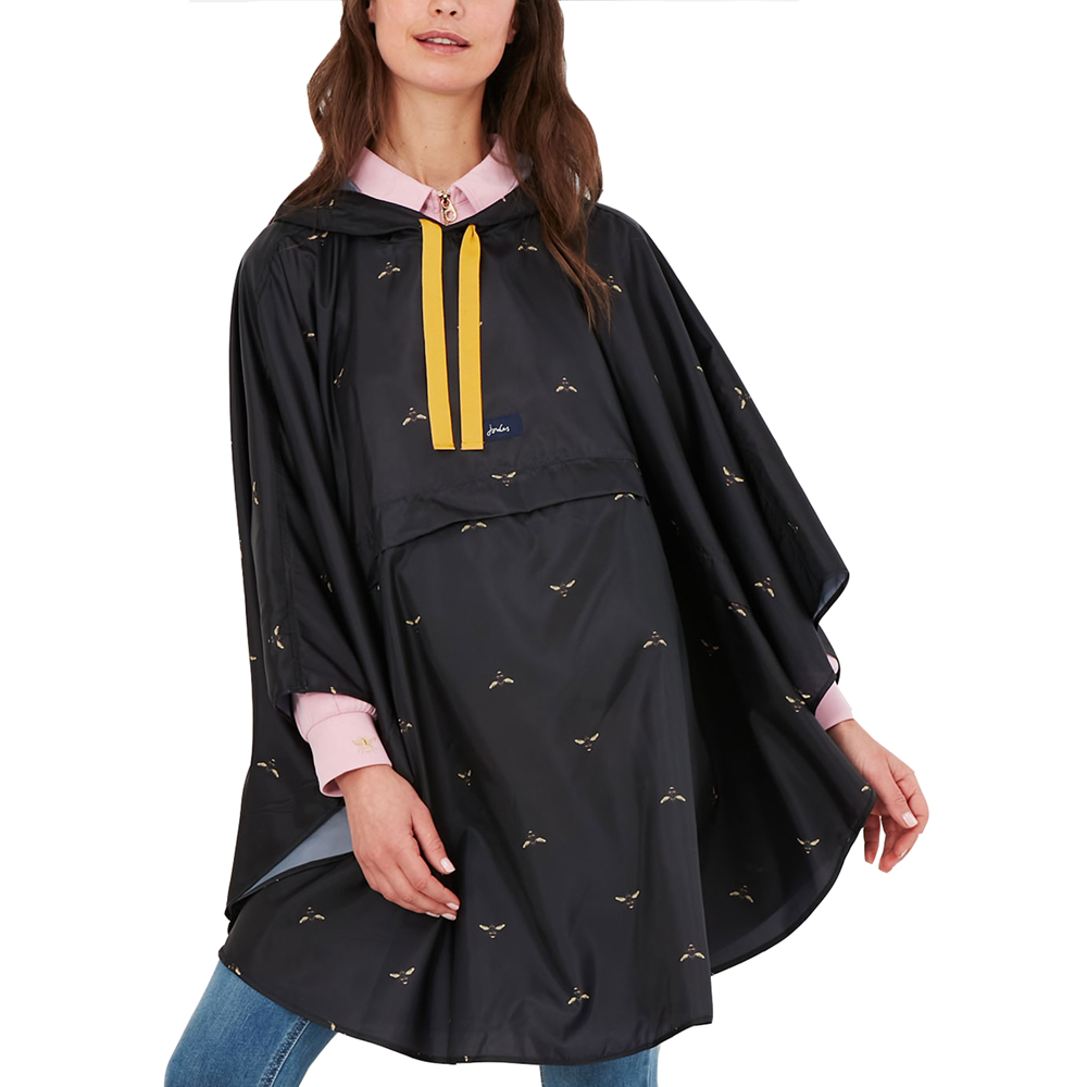 Joules Womens Milport Packable Waterproof Poncho One Size