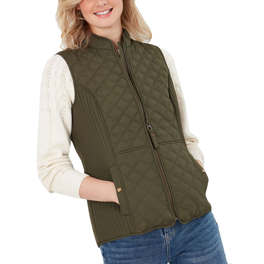 Joules Womens Minx Padded Quilted Body Warmer Gilet Uk 10- Bust 35  (89cm)