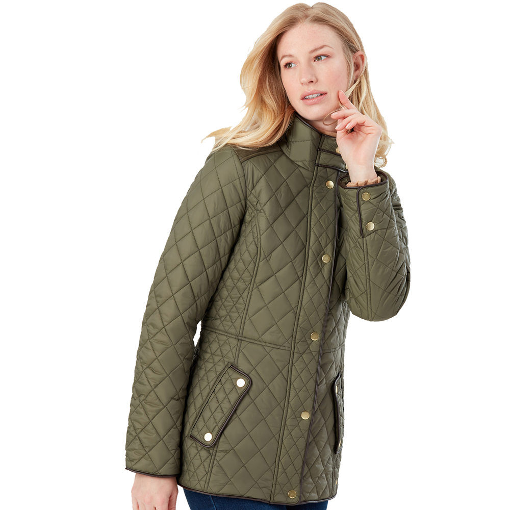 Joules Womens Newdale Quilted Jacket Coat Uk 12- Bust 37  (94cm)