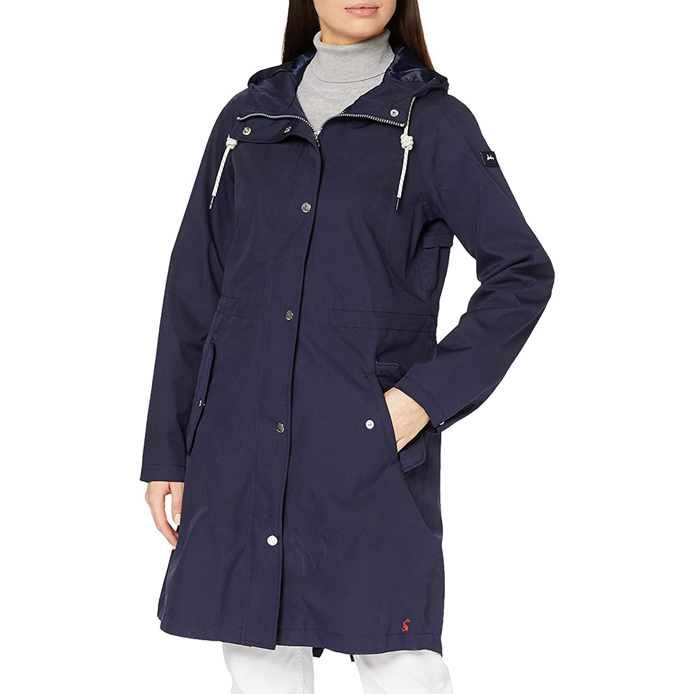 Joules Womens Rainmoore Lined Waterproof Raincoat Jacket Uk 16- Bust 42  (106cm)