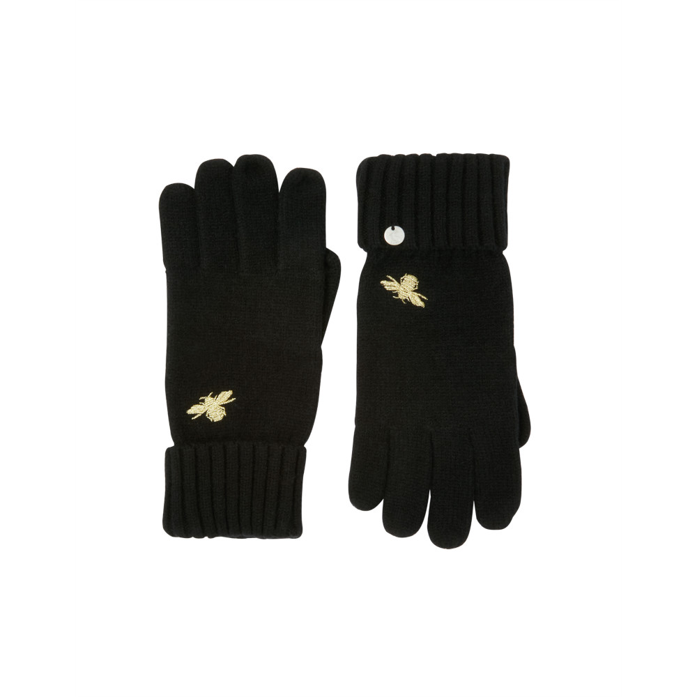 Joules Womens Stafford Embroidered Gloves One Size