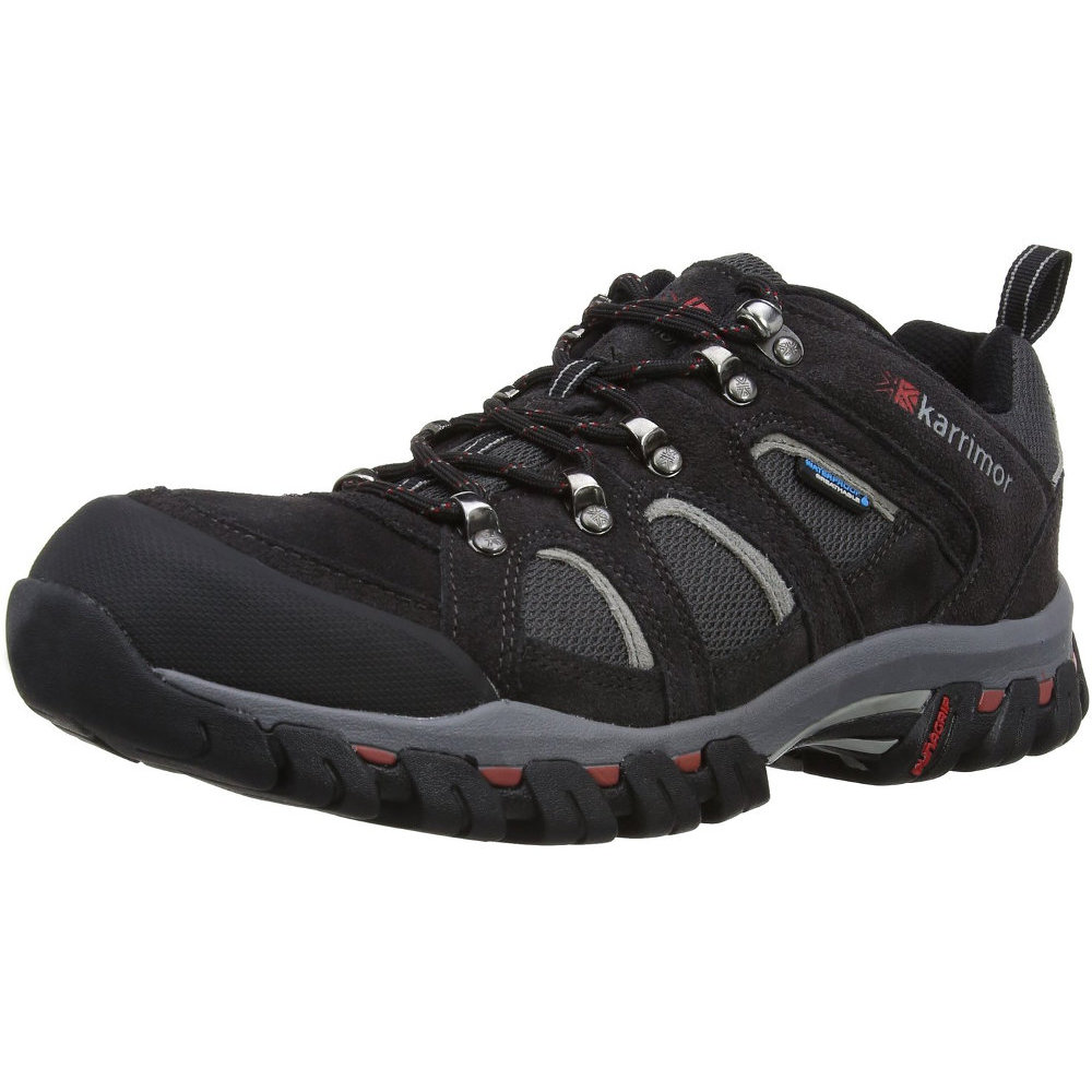 Karrimor Mens Bodmin 4 Low Waterproof Breathable Suede Walking Shoes Uk Size 10 (eu 44  Us 11)