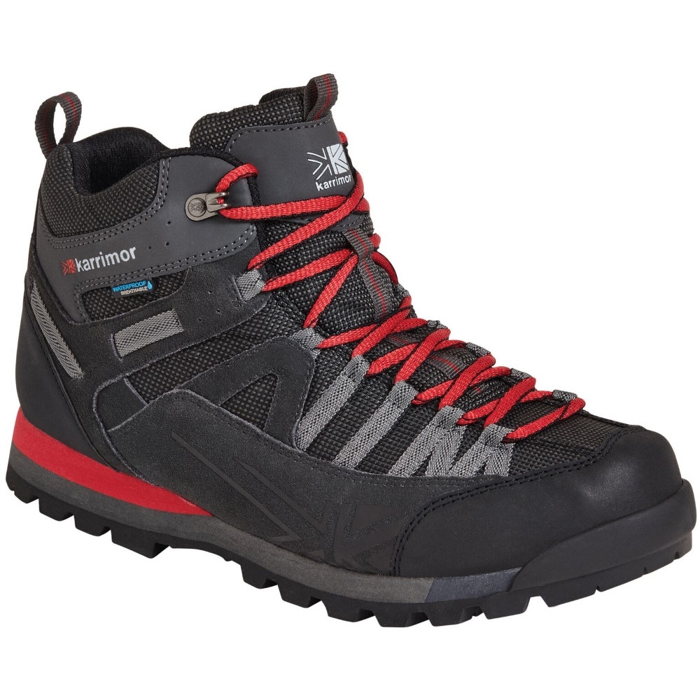 Karrimor Mens Spike Mid 3 Weathertite Durable Fabric Walking Boots Uk Size 8 (eu 42  Us 9)