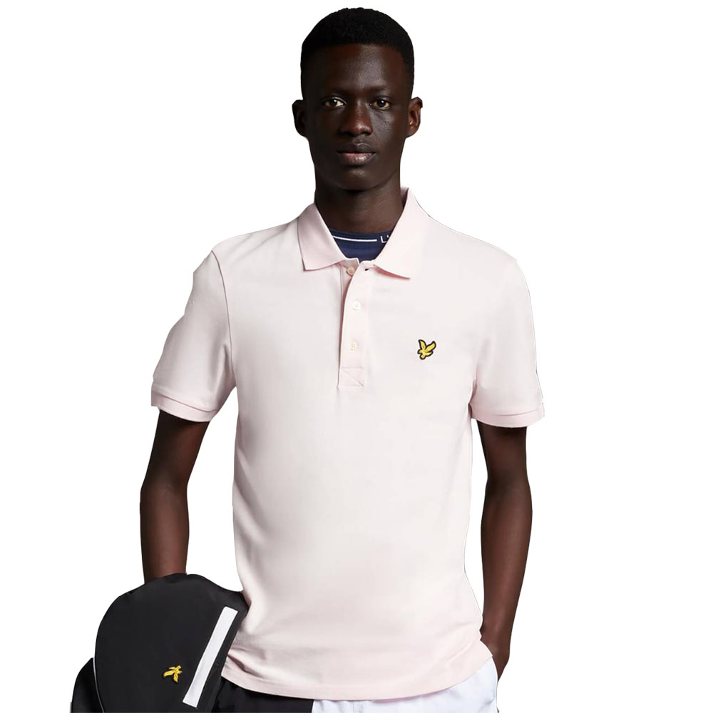 LyleandScott Mens Plain Organic Cotton Polo Shirt M - Chest 38-40 (96-101cm)