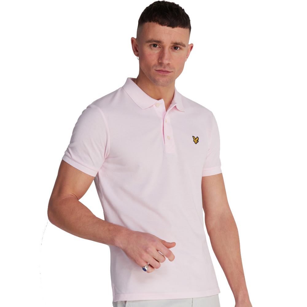 LyleandScott Mens Plain Short Sleeve Pique Polo Shirt S- Chest 37-39  (94-99cm)
