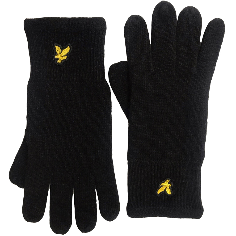 LyleandScott Mens Racked Rib Gloves One Size