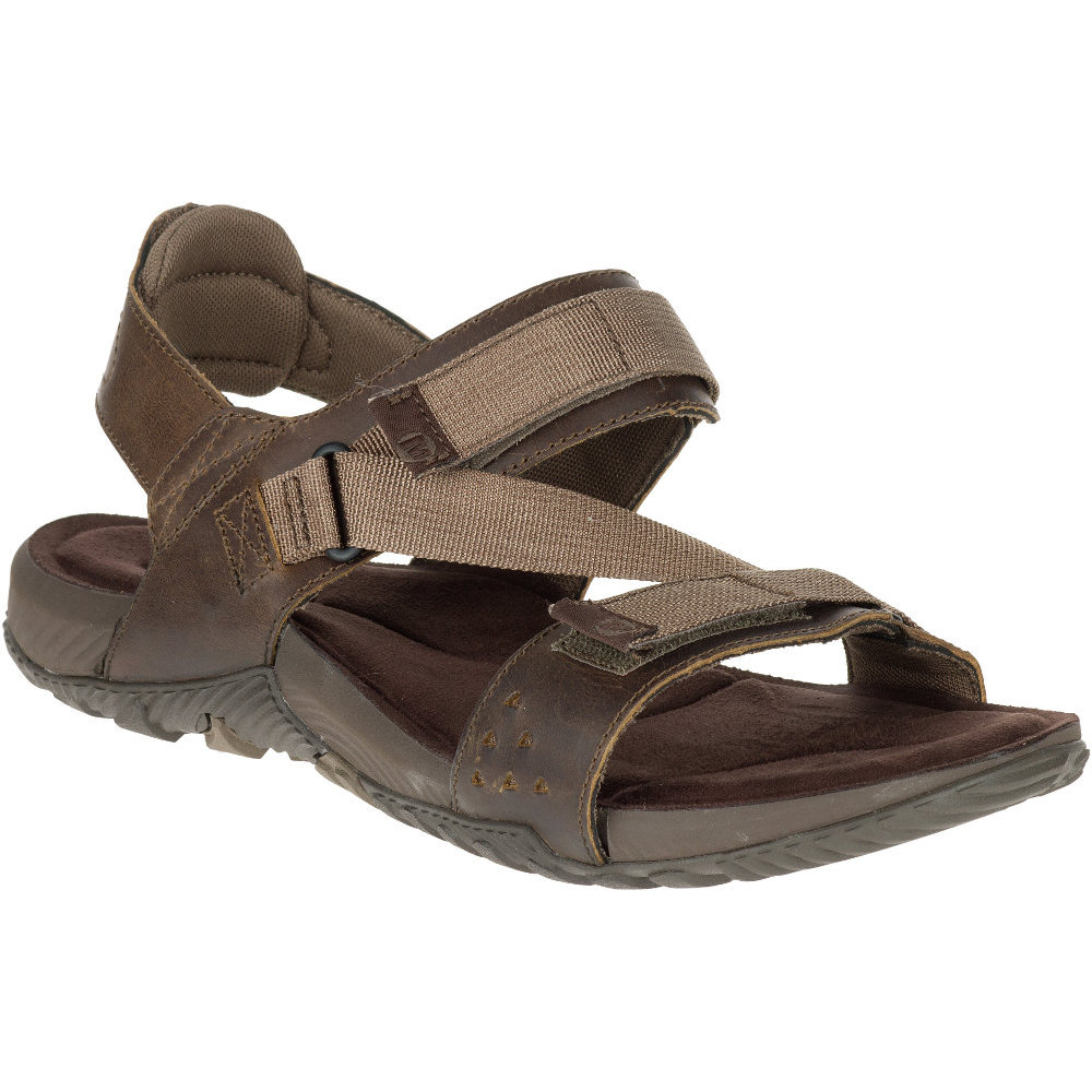 Merrell Mens Terrant Strap Leather Breathable Mesh Walking Sandals Uk Size 10 (eu 44.5  Us 10.5)