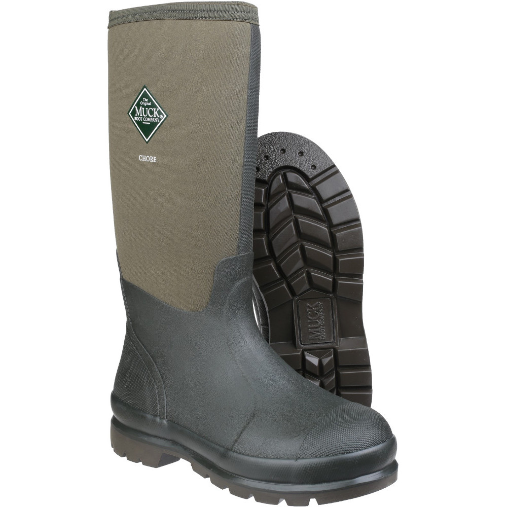 Muck Boots Mens Chore Classic High Warm Breathable Wellington Boots Uk Size 5 (eu 38  Us 6)