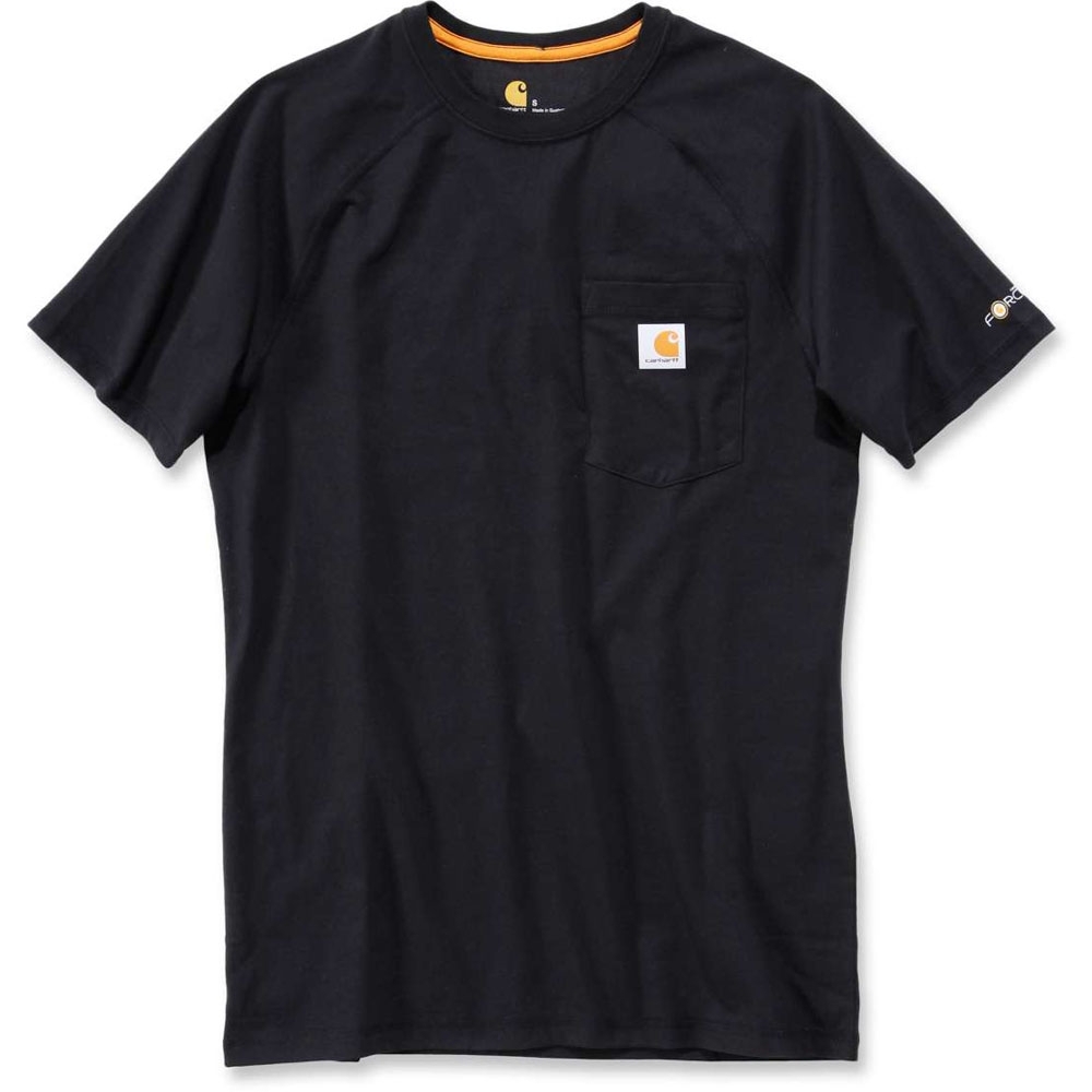 Carhartt Mens Short Sleeve Force Cotton Polyester Fast Drying T-shirt S - Chest 34-36 (86-91cm)