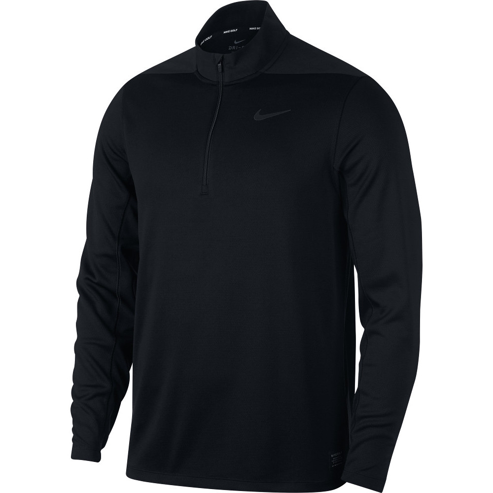 Nike Mens Dri Fit Core Half Zip Polyester Golf Sports Top S - Chest 37-39