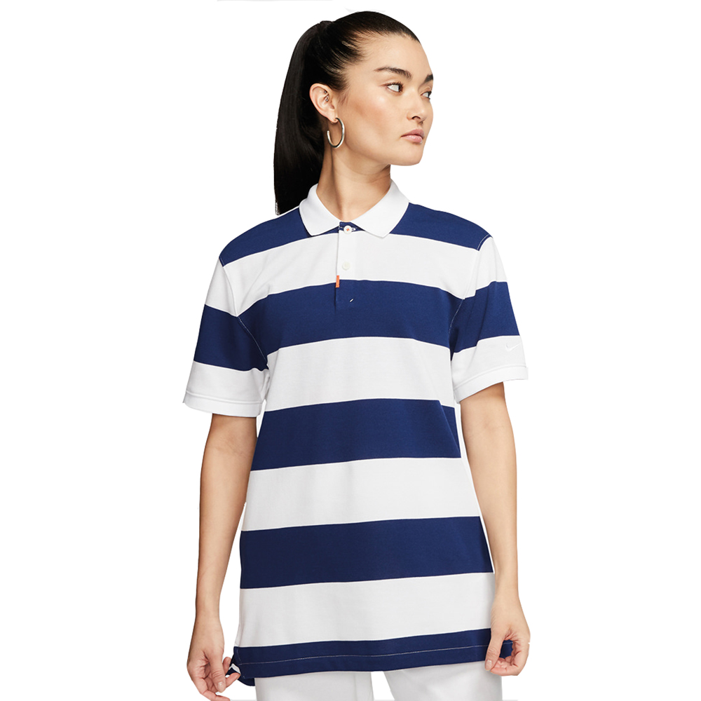 Nike Womens Golf Stripe Slim Polo Shirt M- Bust 37.5-41