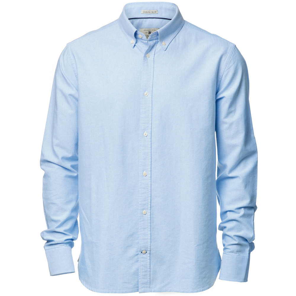 Nimbus Mens Rochester Classic Long Sleeved Cotton Oxford Shirt 3xl - Chest 67cm