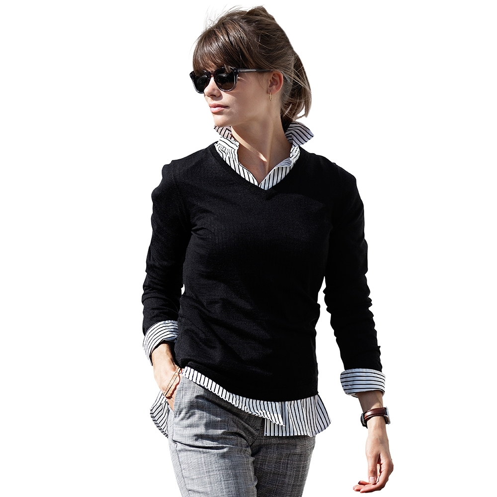 Nimbus Womens Ashbury Merino Blend Pullover Knitted Sweater L - Uk Size 14