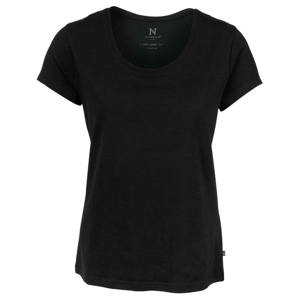 Nimbus Womens/ladies Montauk Cotton Fitted Stretch Essential T Shirt Xs - Chest 41cm