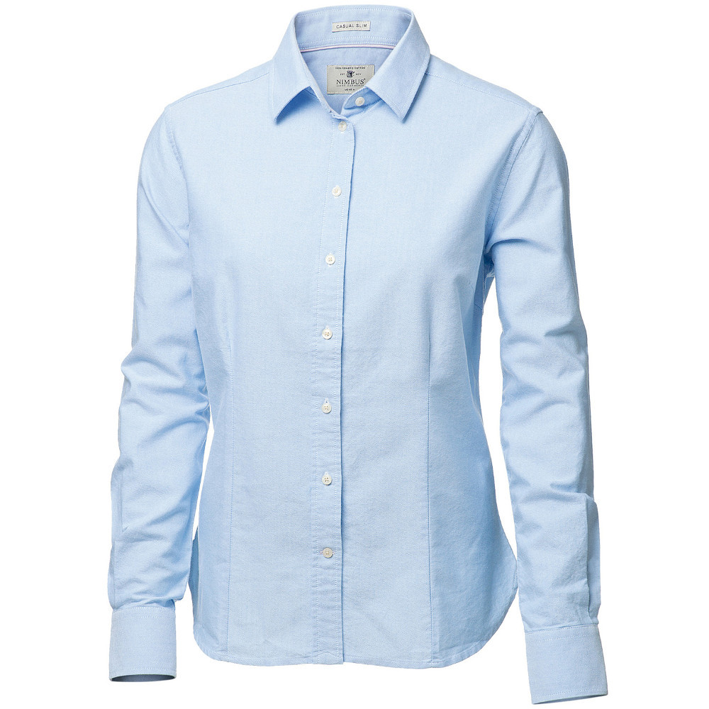 Nimbus Womens/ladies Rochester Classic Long Sleeve Oxford Shirt Blouse L - Chest 53cm