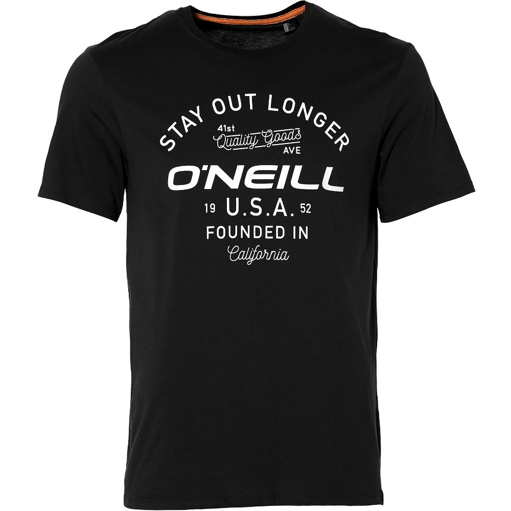 Oneill Mens Foundation Regular Fit Graphic Cotton T Shirt S - Chest 93-97cm