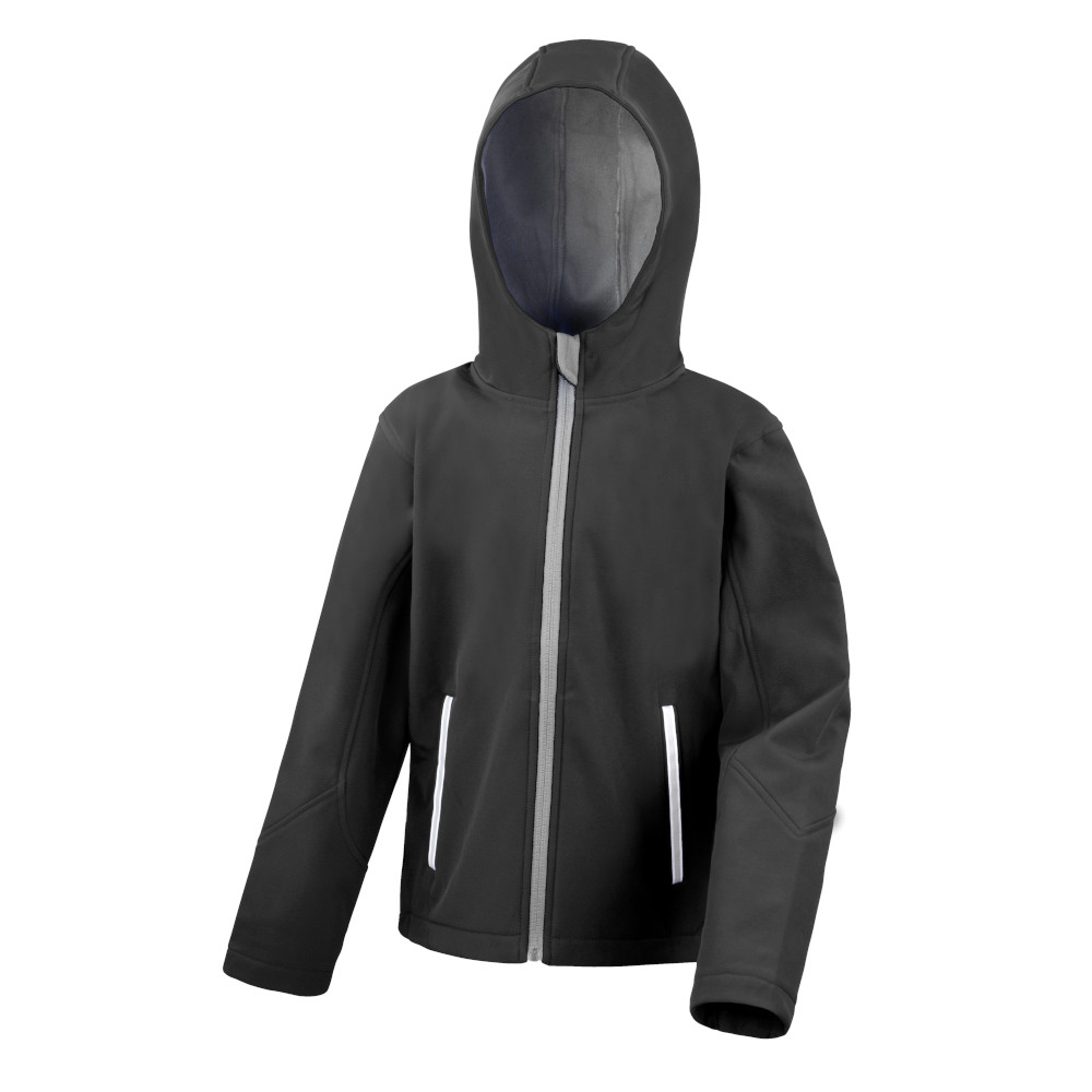 Outdoor Look Kids Core Windproof Hooded Softshell Jacket Medium - Age 8/10