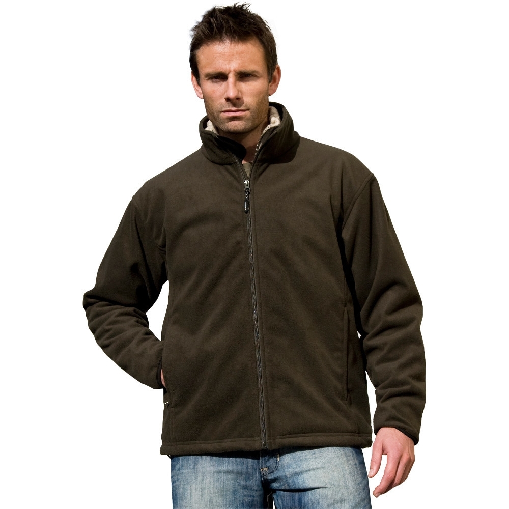 Outdoor Look Mens Climate Waterproof Windproof Fleece Jacket 3xl -chest Size 52