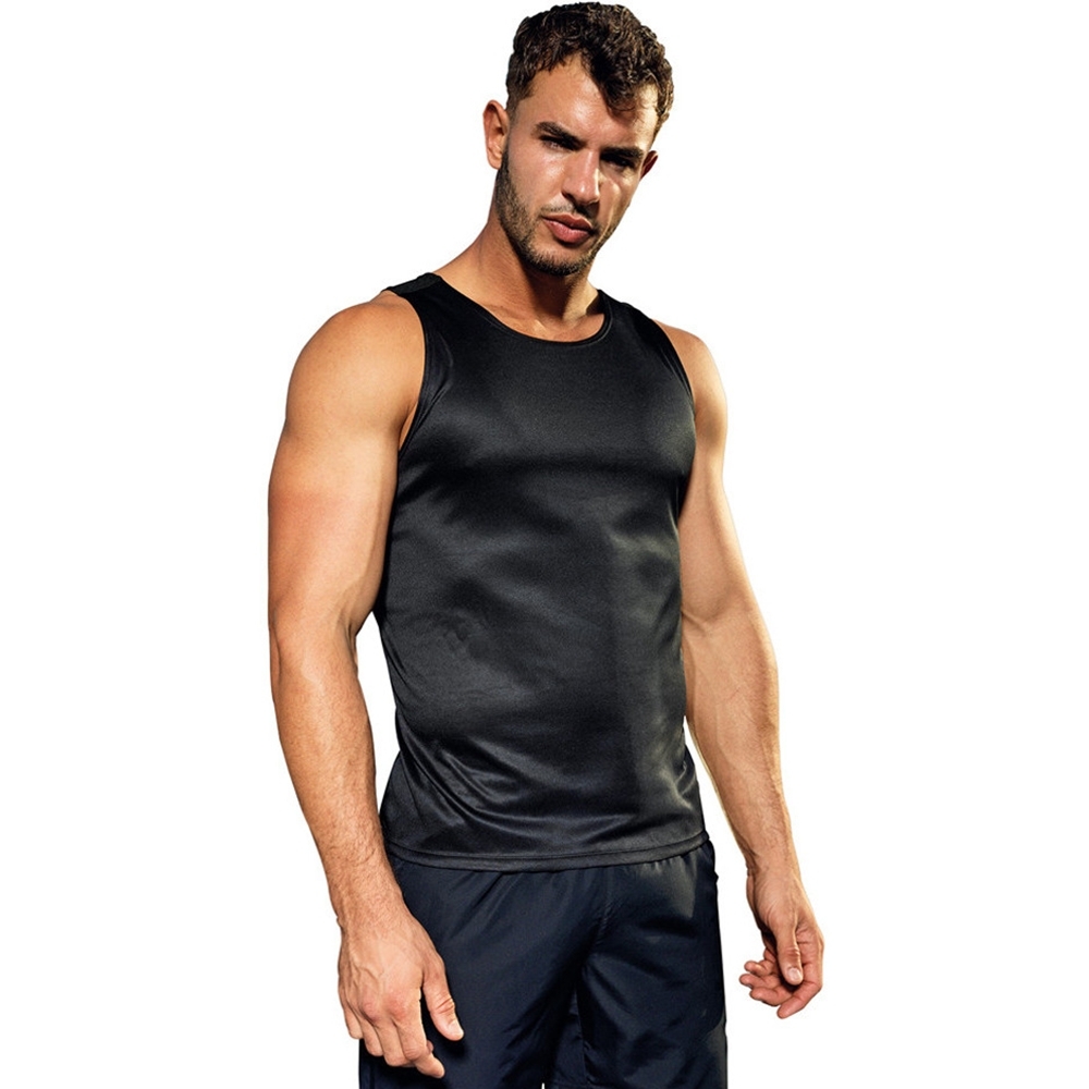 Outdoor Look Mens Contrast Lightweight Wicking Vest Top L - Chest Size42