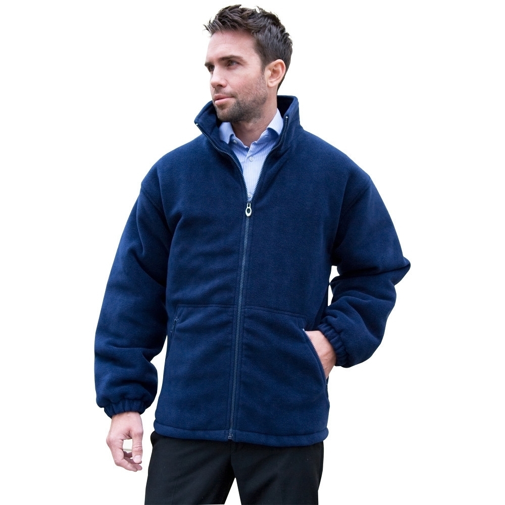 Outdoor Look Mens Core Padded Full Zip Fleece Top Jacket S - Chest Size38
