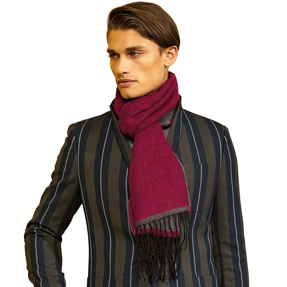 Outdoor Look Mens Lightweight Two Tone Scarf Neckwarmer One Size