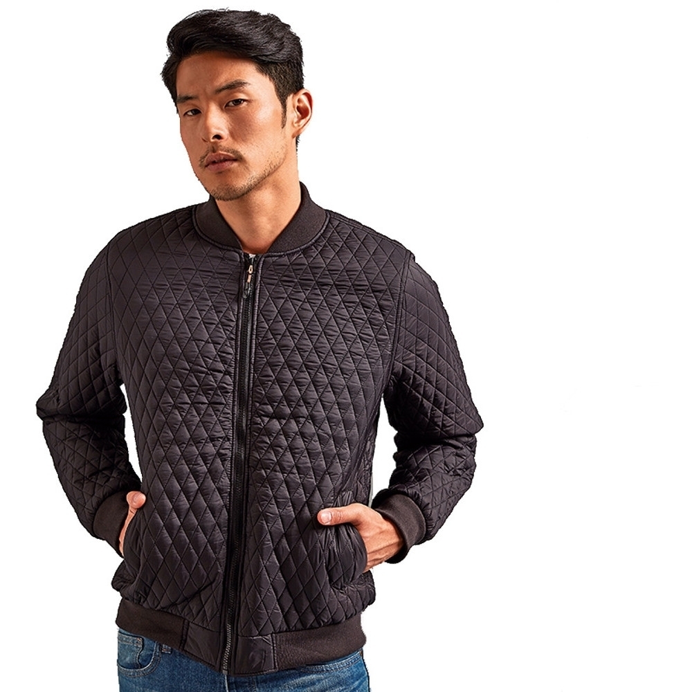 Outdoor Look Mens Quilted Flight Slim Fit Bomber Jacket 2xl- Chest 48