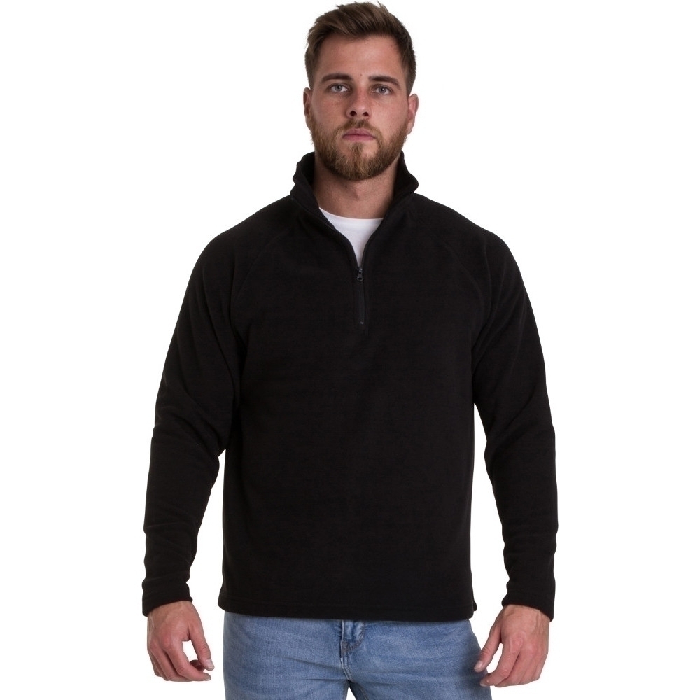 Outdoor Look Mens Stornoway Half Zip Warm Microfleece Fleece Jacket 2xl- Chest Size 48