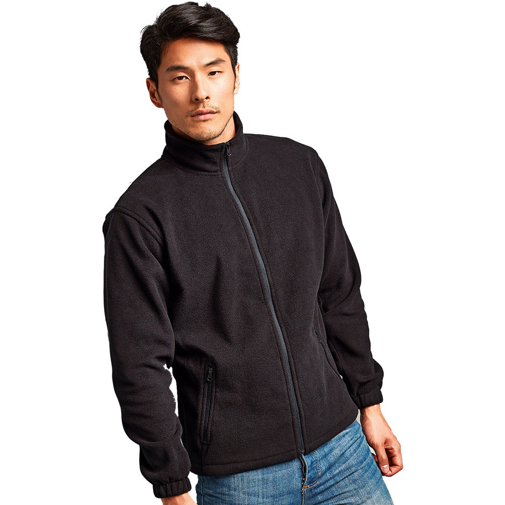 Outdoor Look Mens Warm Shaped Full Zip Fleece Jacket L- Chest 44  (111.76cm)