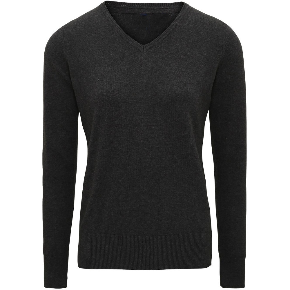 Outdoor Look Womens Arvia V Neck Cotton Blend Sweater Jumper L- Uk Size 14 (chest Size 39)