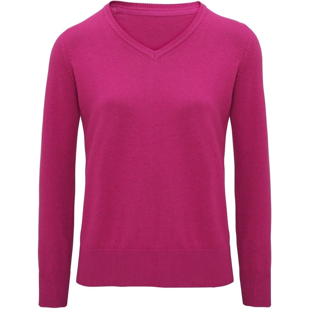 Outdoor Look Womens Arvia V Neck Cotton Blend Sweater Jumper M- Uk Size 12 (chest Size 37)