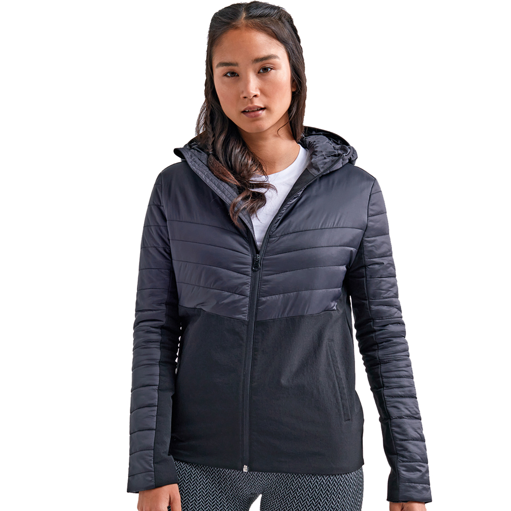 Outdoor Look Womens Insulated Quilted Hybrid Jacket Small-uk 10