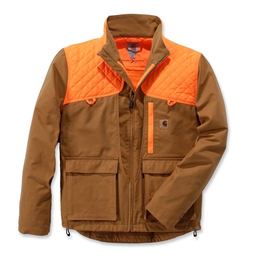 Carhartt Mens Upland Cotton Water Resistant Work Jacket L - Chest 42-44 (107-112cm)
