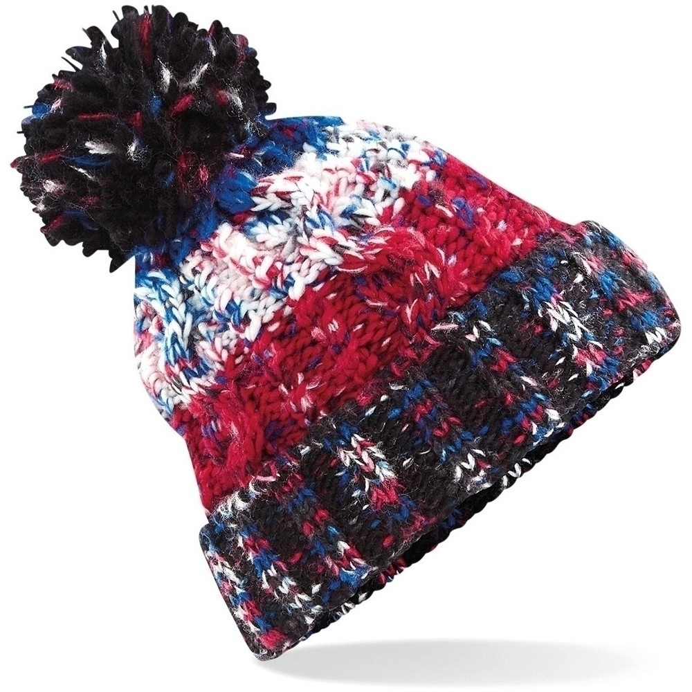 Outdoor Look Womens/ladies Reay Knitted Pom Pom Thermal Beanie Ski Hat One Size