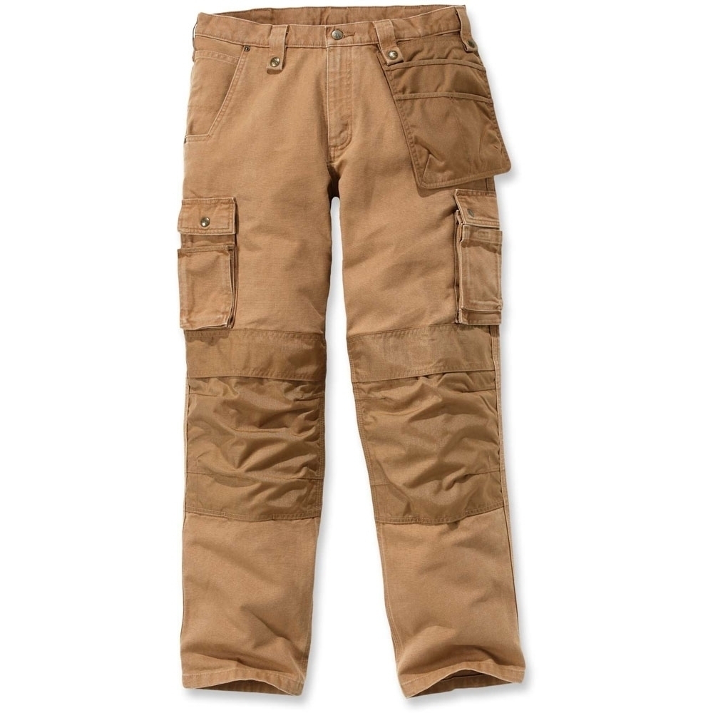 Carhartt Mens Washed Duck Multipocket Durable Cargo Pants Trousers Waist 42 (107cm)  Inside Leg 30 (76cm)