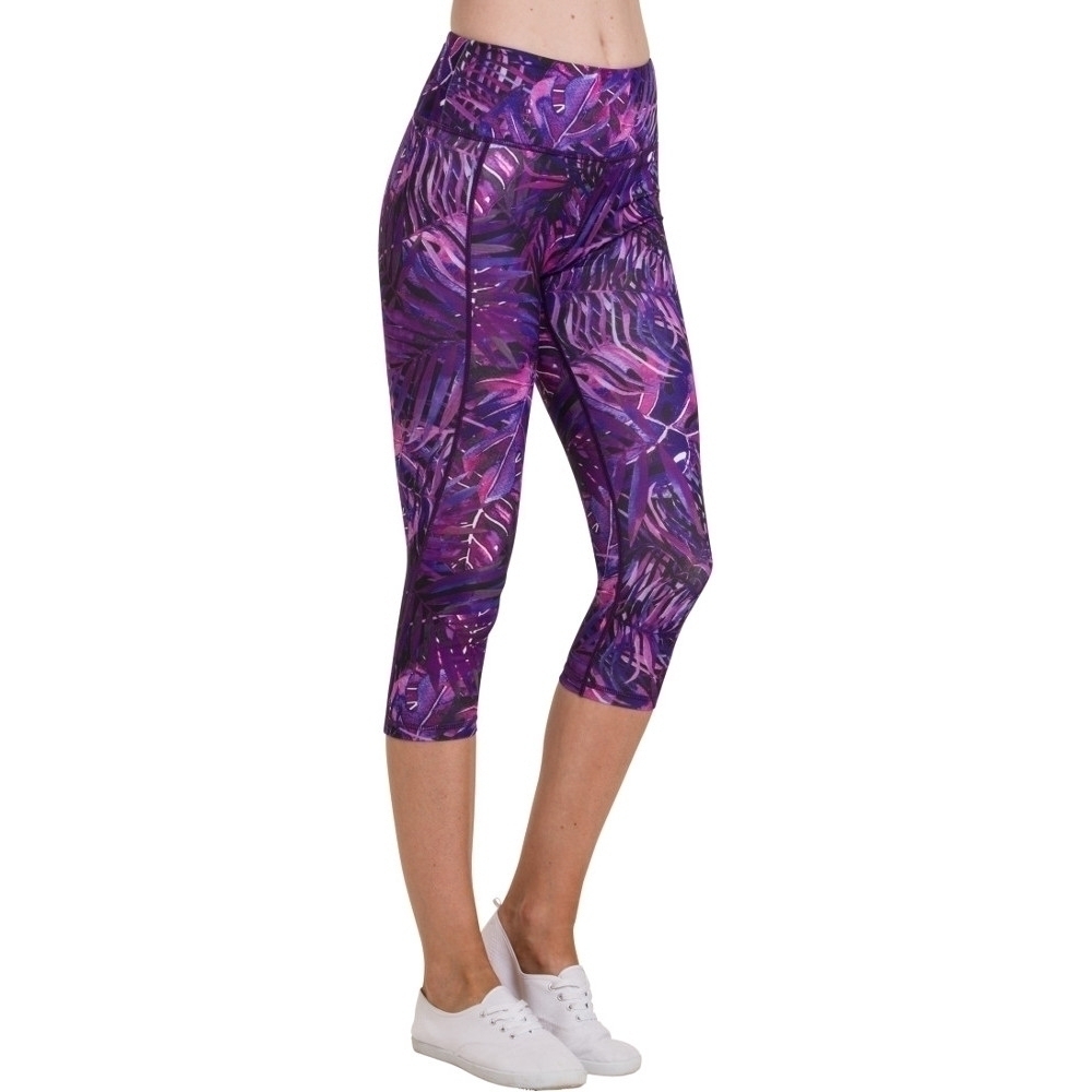 Outdoor Look Womens/ladies Tarbet 3/4 Yoga Workout Stretch Leggings L- Uk Size 14