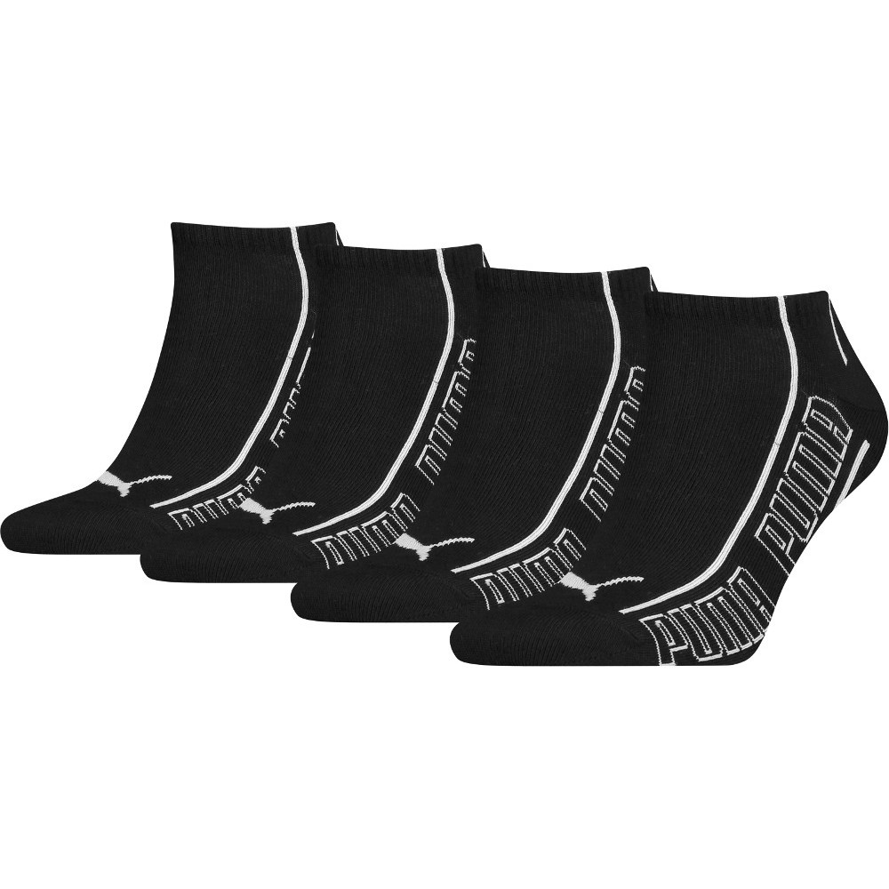 Puma MensandWomens Sneaker 4 Pack Promo Sporty Ankle Socks Uk Size 2.5-5