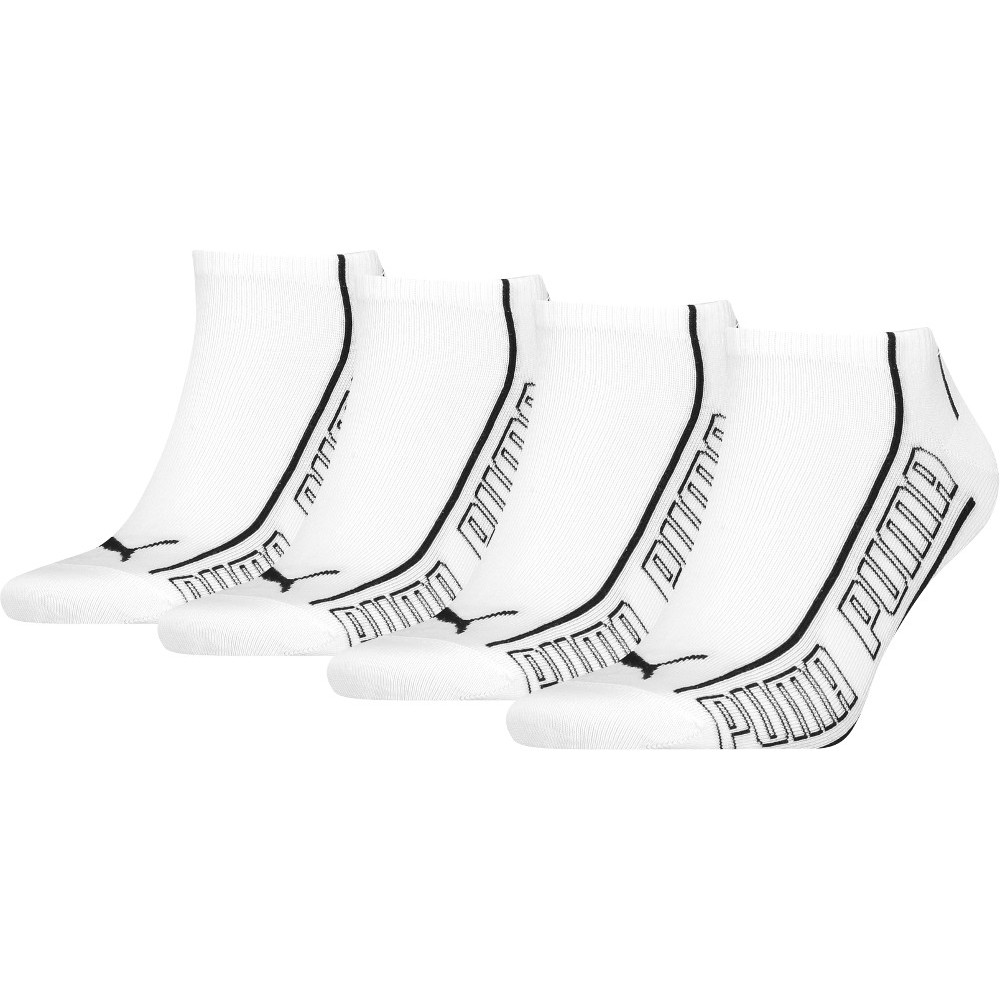 Puma MensandWomens Sneaker 4 Pack Promo Sporty Ankle Socks Uk Size 9-11