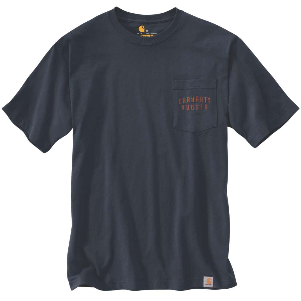 Carhartt Mens Workwear Back Short Sleeve Graphic T Shirt M - Chest 38-40 (96.5-101.5cm)