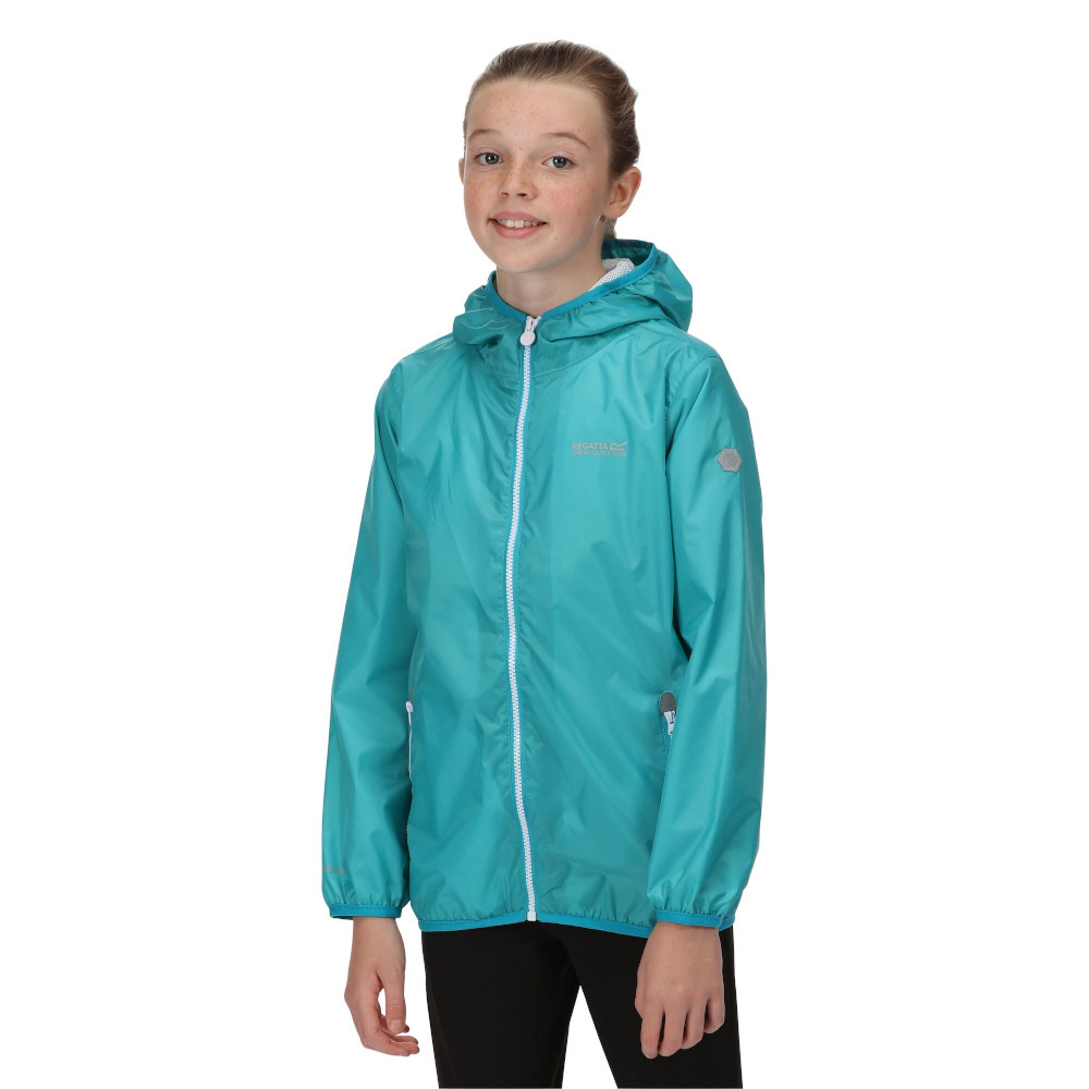 Regatta BoysandGirls Lever Ii Stretch Waterproof Breathable Jacket 13 Years