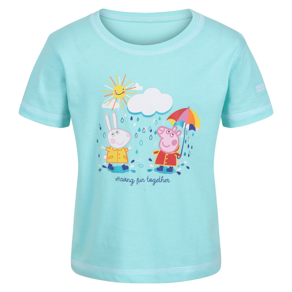 Regatta BoysandGirls Peppa Graphic Summer T Shirt 48-60 Months (104-110cm)