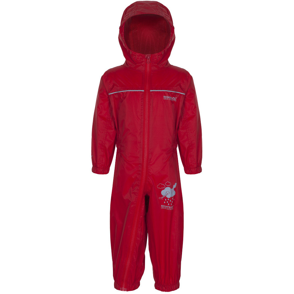 Regatta BoysandGirls Puddle Iv Waterproof All-in-one Suit 24-36 Months (92-98cm)