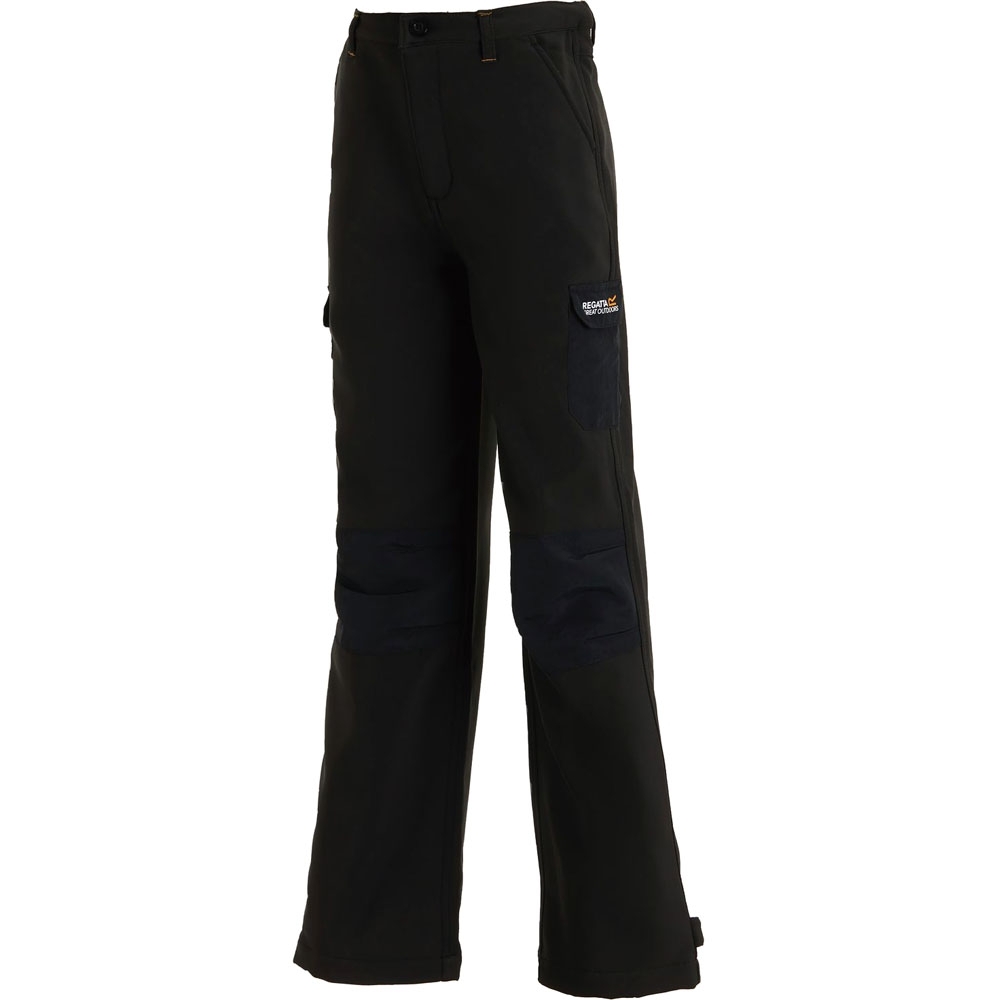 Regatta BoysandGirls Winter Softshell Wind Resistant Trousers 7-8 Years - Waist 58-60cm (height 122-128cm)