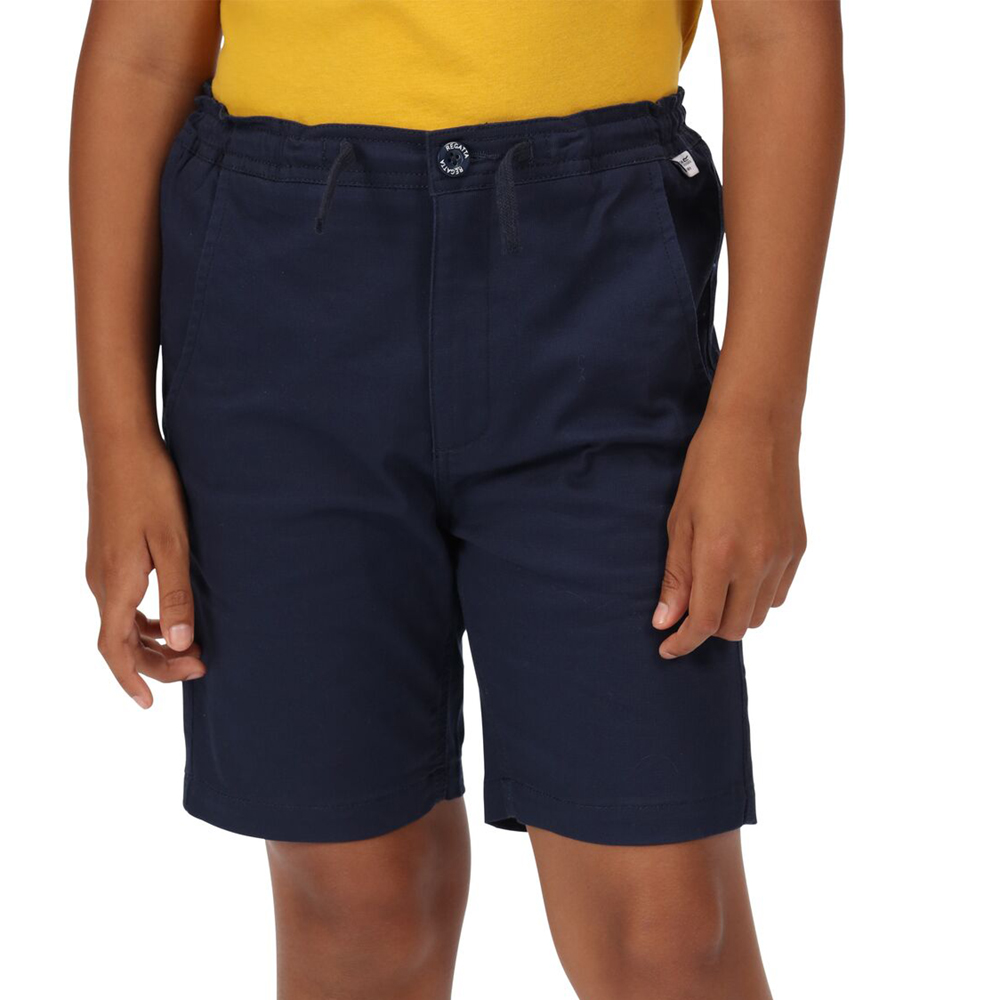 Regatta Boys Alber Sustainable Cotton Summer Shorts 5-6 Years - Waist 55-57cm (height 110-116cm)