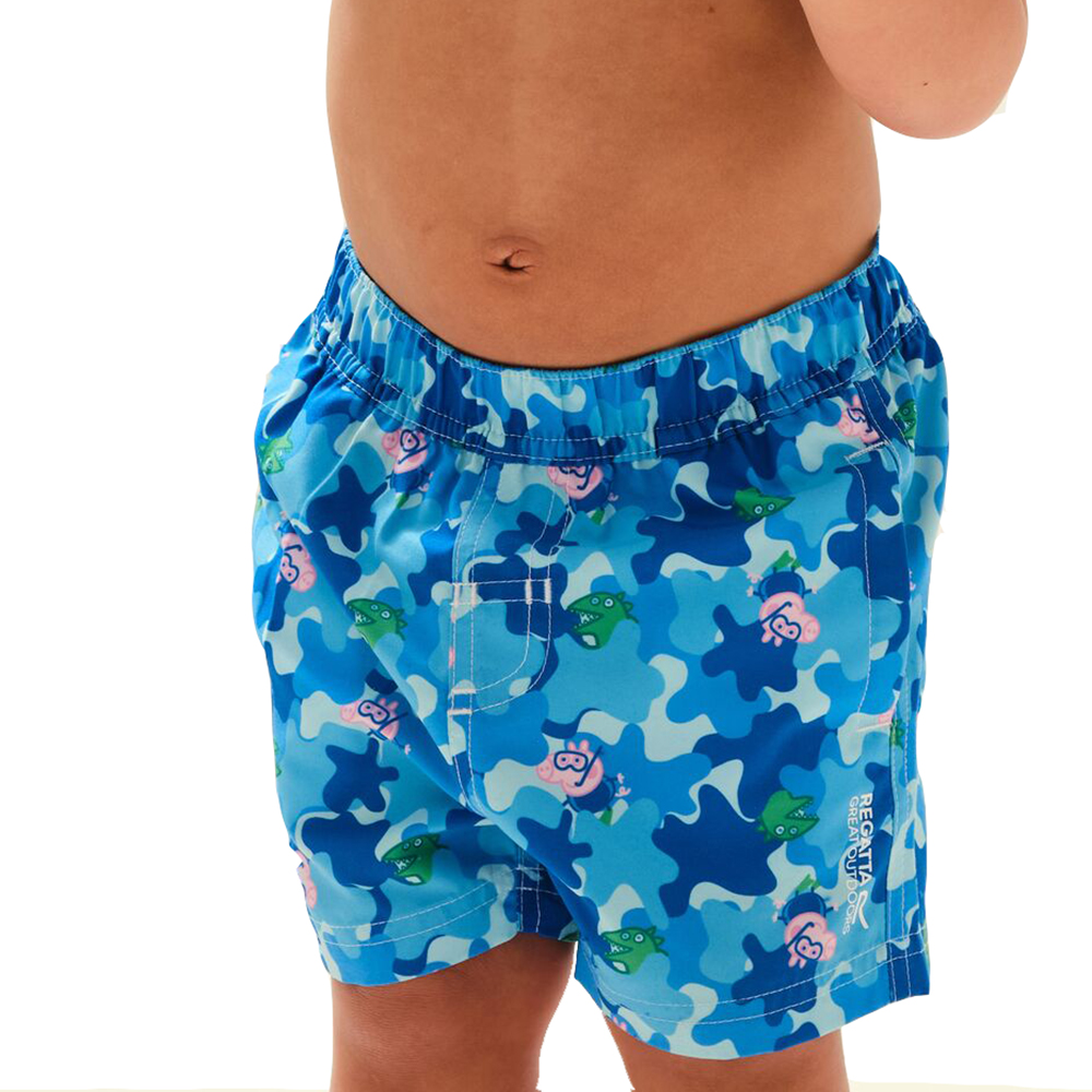 Regatta Boys Peppa Splash Quick Drying Swimming Shorts 9-12 Months