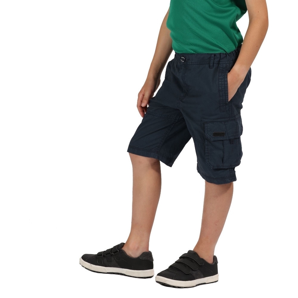 Regatta Boys Shorewalk Camoflauge Cotton Twill Shorts 7-8 Years - Waist 58-60cm (height 122-128cm)