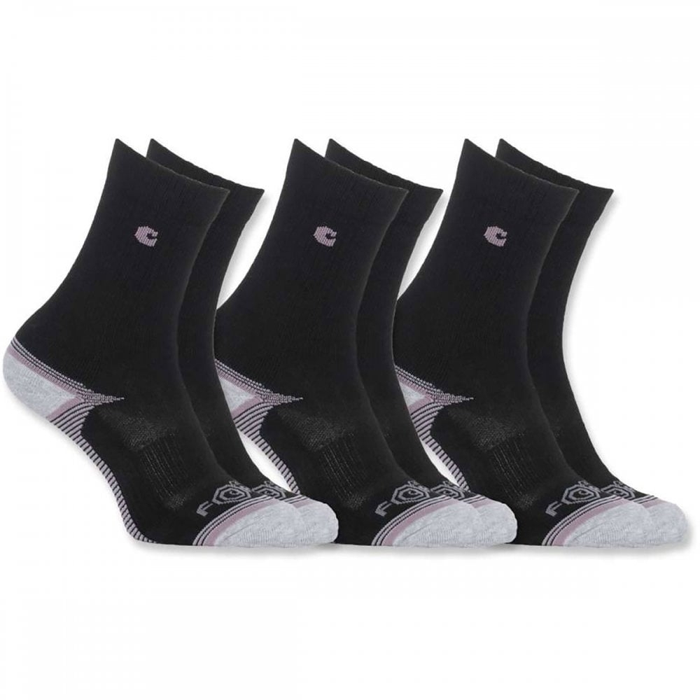 Carhartt Womens Force Performance Polyester Socks Medium - Uk 5-7.5  Eu 38-42  Us 5.5-8.5